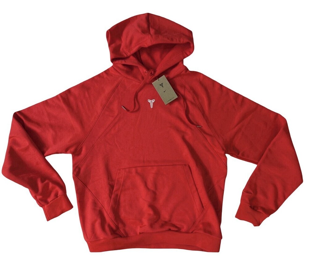 Size Medium Nike Kobe Therma Fit Hoodie Fleece HJ8109-696 Red Pullover Hoodie